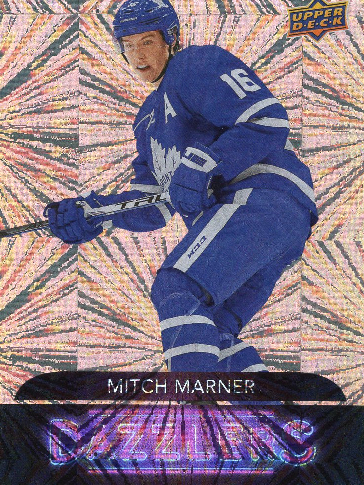 2021 Upper Deck "Mitch Marner" DZ 41 Dazzlers Reflator