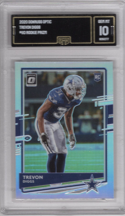 2020 DONRUSS OPTIC TREVON DIGGS #110 SILVER ROOKIE PRIZM GEM MINT 10