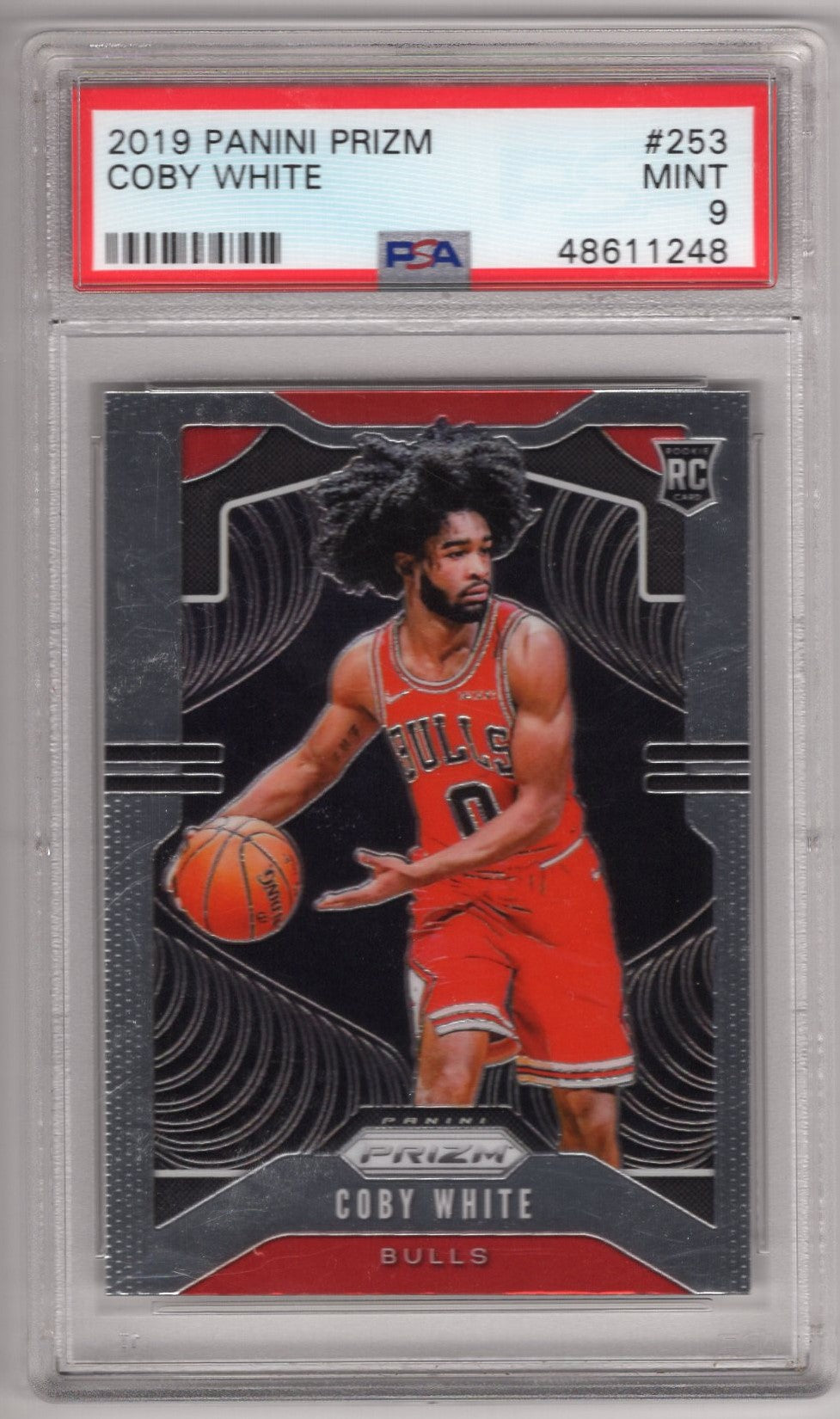 2019 PANINI PRIZM COBY WHITE #253 PSA 9 ROOKIE CARD