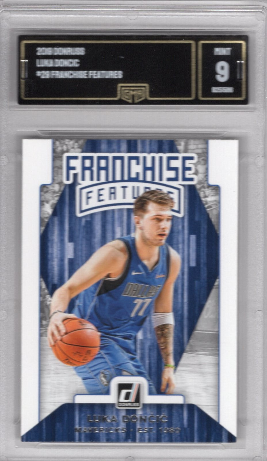 2019 DONRUSS LUKA DONCIC #29 FRANCHISE FEATURES MINT 9