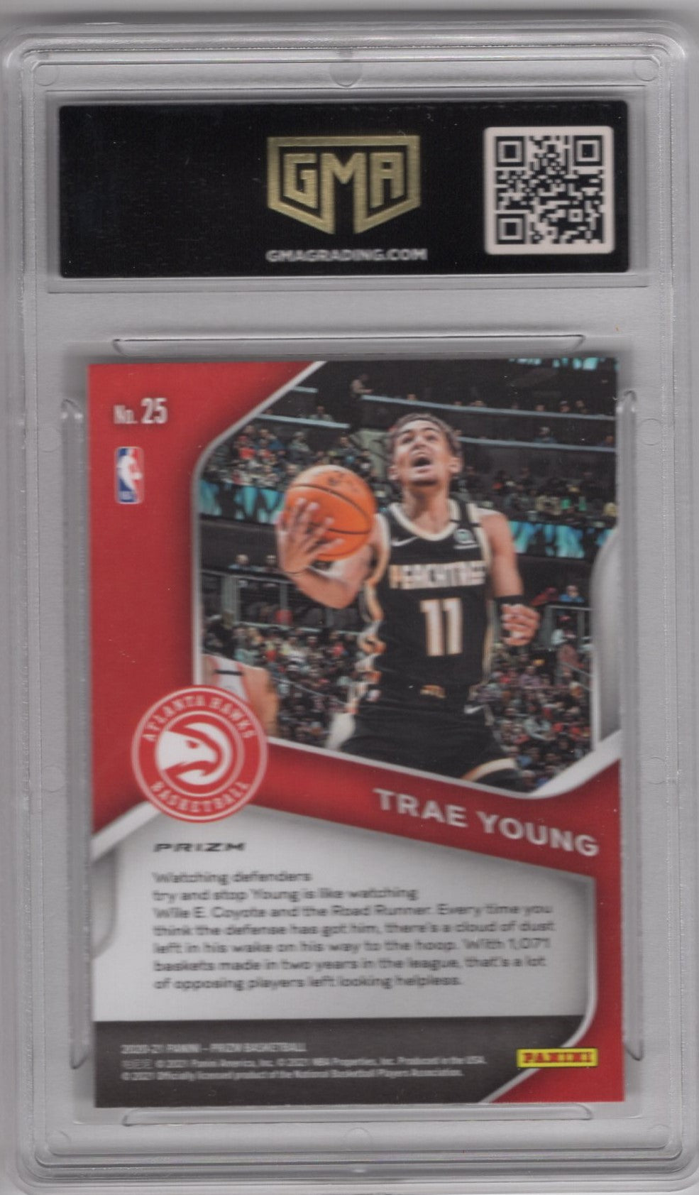 2020 PANINI PRIZM TRAE YOUNG #25 DOMINANCE SILVER PRIZM GEM MINT 10