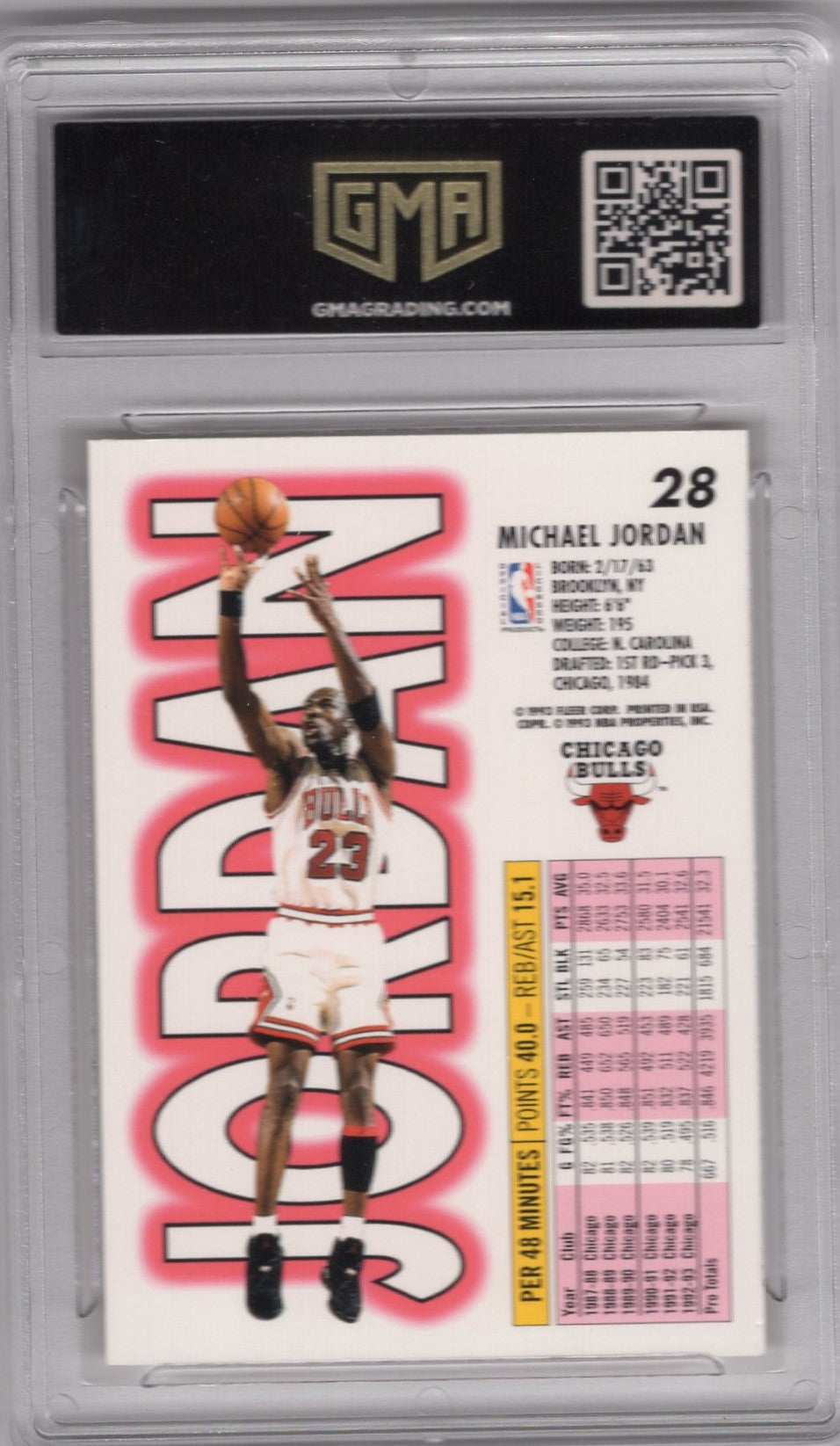 1993 FLEER MICHAEL JORDAN #28