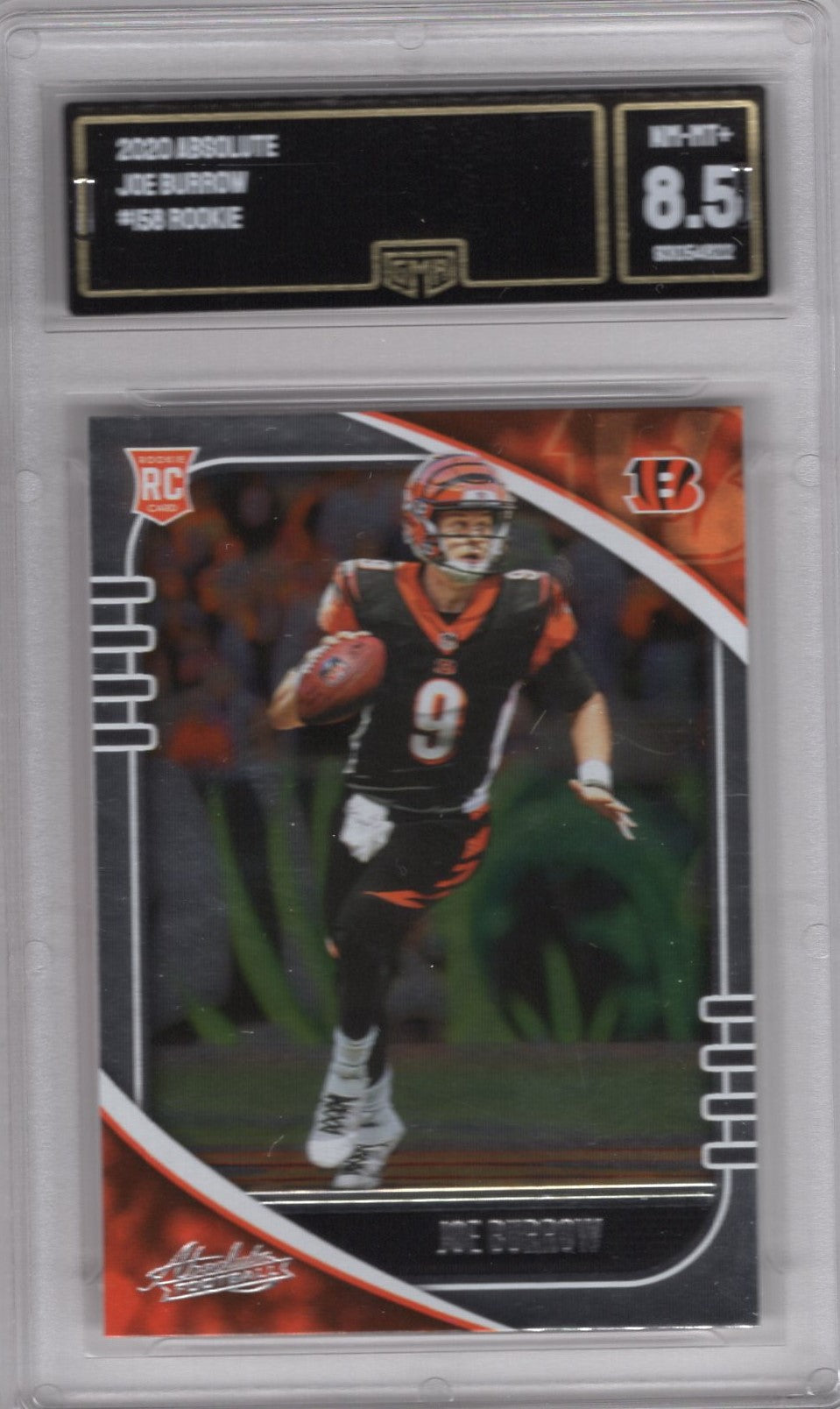 2020 ABSOLUTE FOOTBALL JOE BURROW #158 ROOKIE CARD