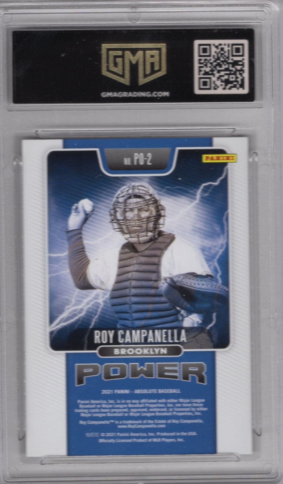 2020 ABSOLUTE BASEBALL ROY CAMPANELLA POWER BLUE SPECTRUM 91/149