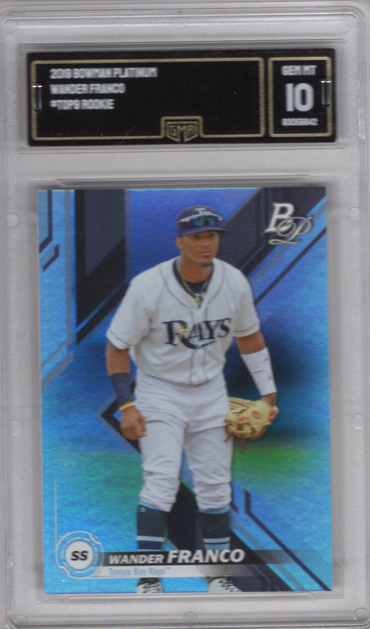 2019 BOWMAN PLATINUM WANDER FRANCO #TOP-9 PROSPECT CARD